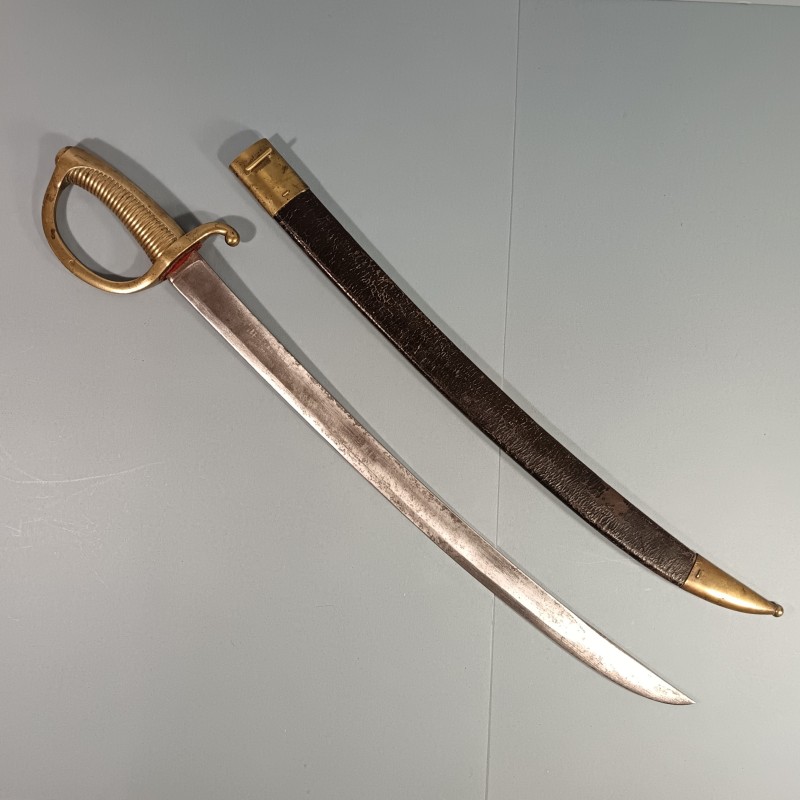 SABRE BRIQUET INFANTERIE MODELE AN XI PREMIER EMPIRE ET SECOND EMPIRE LAME NON MARQUEE